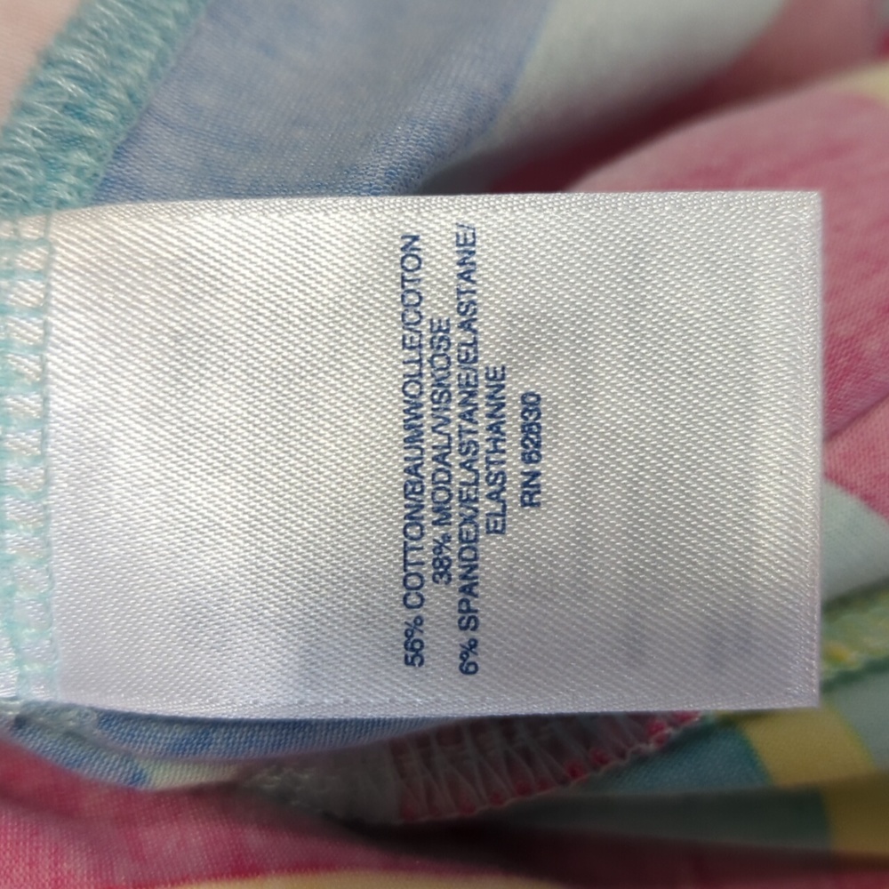 Lands' End Sleeveless Tiered Rainbow Max Dress Petite Size XSP - Picture 8 of 10